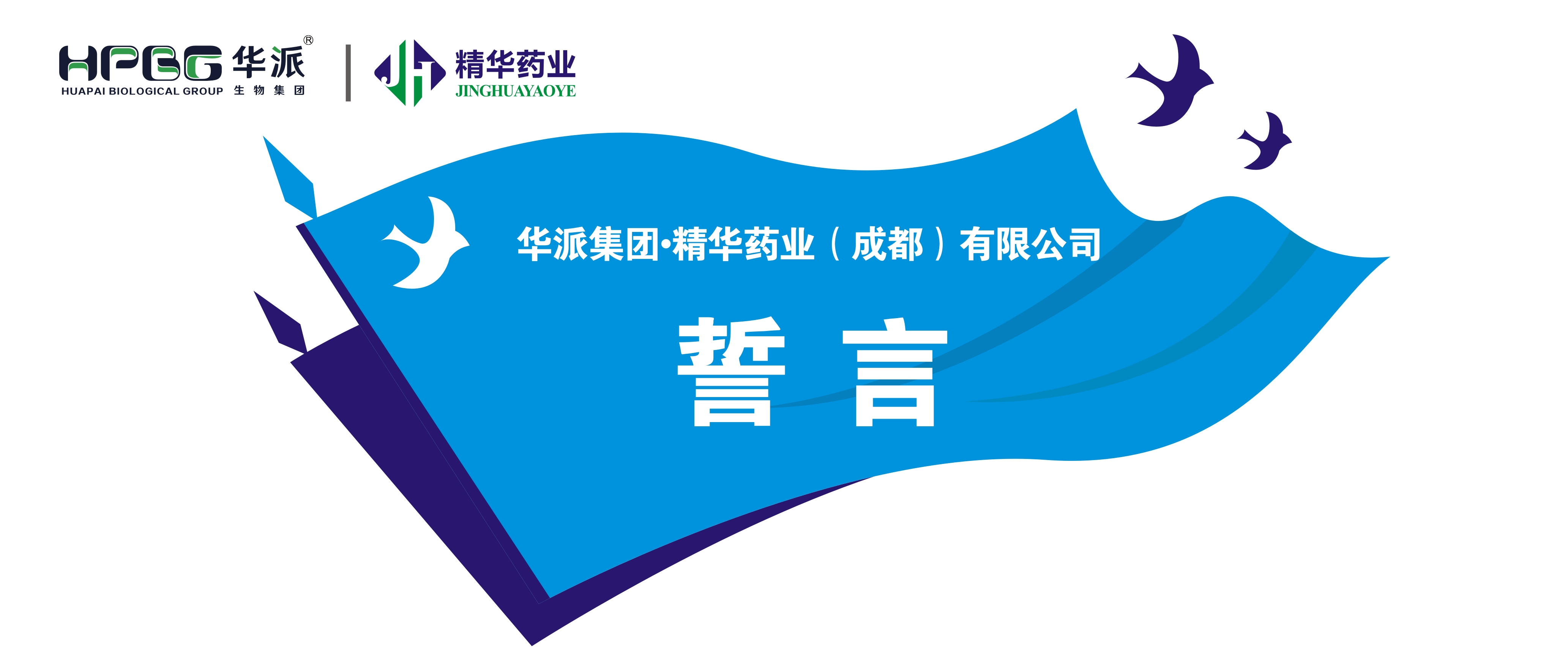 誓言丨华派集团&middot;精华药业（成都）有限公司
