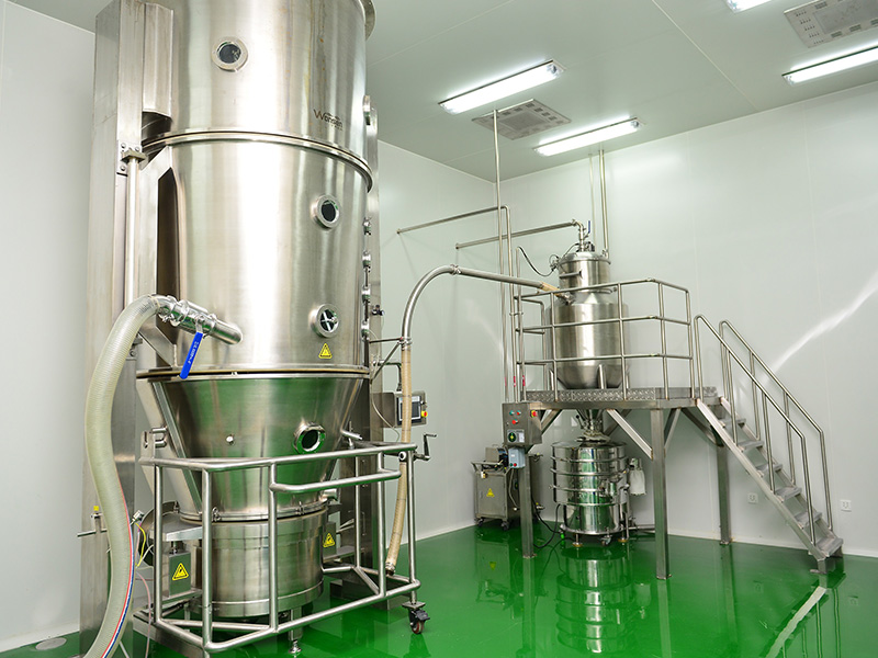 片剂颗粒剂车间：沸腾干燥制粒机 